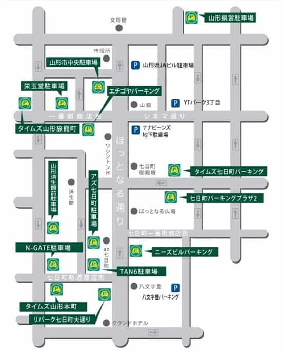 七日町駐車場MAP2025-min